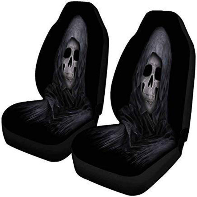 Car Seat Cover All-Inclusive Classic Skull Printing Universal Cross-Border Amazon Ebaywish Aliexpress Hot Style